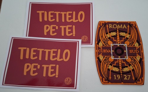 Ultrà roma curva sud toppa - toppa, +