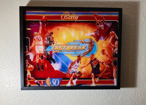 Pinball wall art - "fast, break