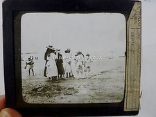 BRETAGNA DINARD Ille-et-Vilaine FRANCIA LANTERNA MAGICA 1880 FOTOGRAFIA 