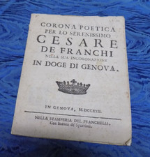 Genova Cesare De Franchi Nella