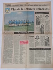 LOTTO 2 RITAGLI PESCARA CALCIO 1975/76 : SQUADRA AL COMPLETO