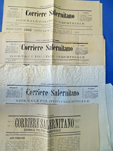 Salerno giornali epoca - salerno-12, giornali-d'epoca