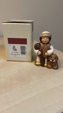 Thun Statuine Del Presepe: Pastore Con Cane, CON SCATOLA.