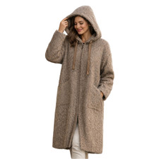 Cappotto donna angora soffice