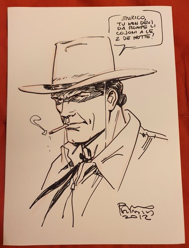 Disegno originale bruno - disegno,