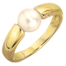 Anello,Perle Coltivate D'Acqua Dolce & 333 Oro,Oro Giallo,Accessori per le Dita