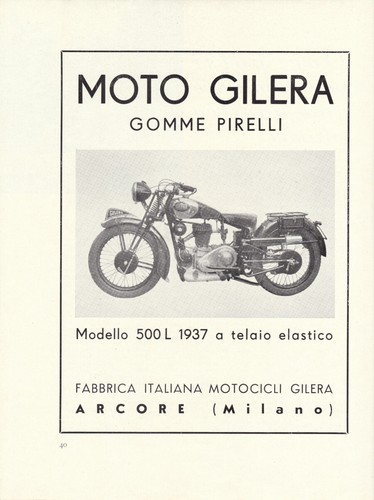 Moto gilera modello - moto, 500l