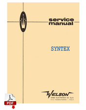 WELSON SYNTEX Service Manual Schematic Diagrams Schaltplan Schema - PDF