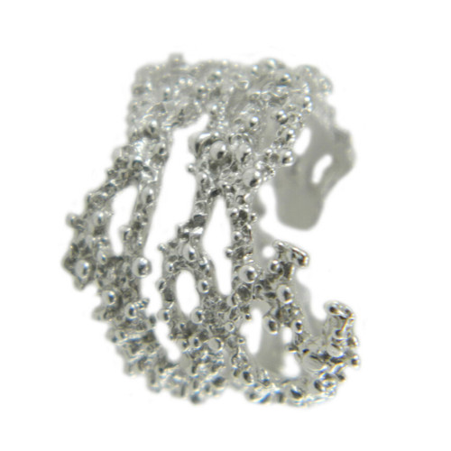 Anello argento lavorazione
