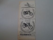 advertising Pubblicità 1966 MOTO ITALJET MUSTANG SS 48 50/MUSTANG TRIAL 48 50