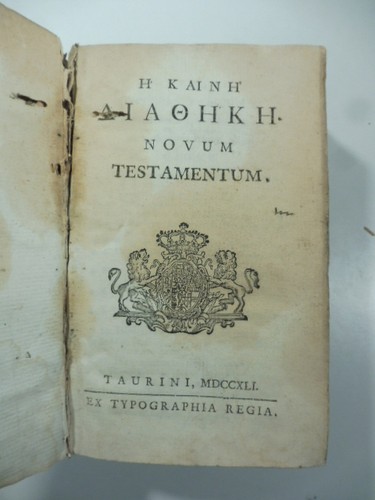 Kaine diatheke novum - kaine, diatheke.