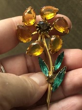 Spilla Vintage Girasole 