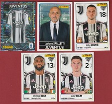 5 FIGURINE STICKERS CALCIATORI