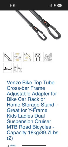 Venzo toptube crossbar - toptube,