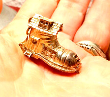 Insolito CIONDOLO Stivale in Argento 925 Fiaba Pollicino APRIBILE Charm Inglese