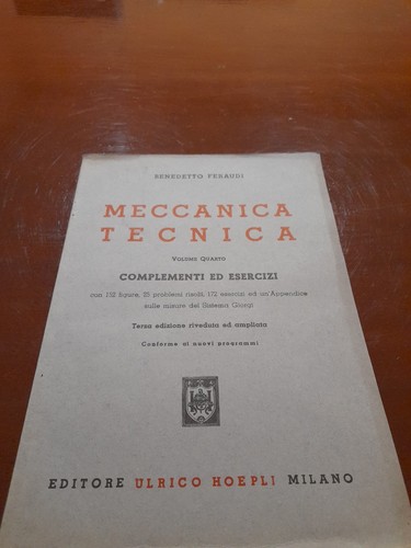 Hoepli milano meccanica - milano,