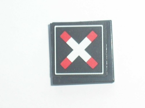 Lego black tile - tile, train