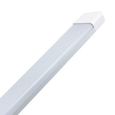 Plafoniera Lunga LED 150cm 72W 220v bordo Bianco clip incluse