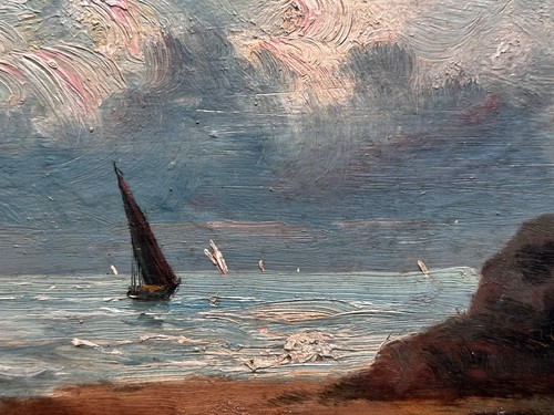 Quadro antico marina - marina, nave
