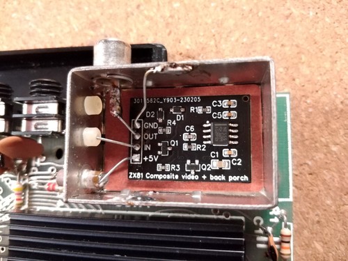 Zx81 mod video composito con - zx81,