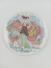 LIMOGES Piatto Decorativo Donna Multicolore Les Femmes du Siècle