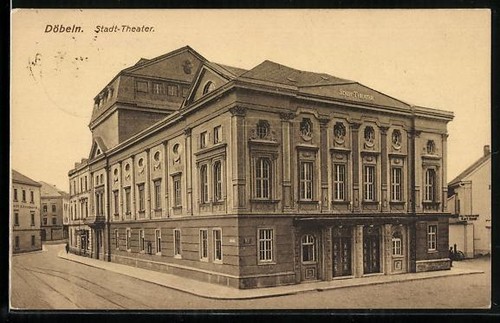 Cartolina döbel teatro - döbel,,