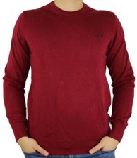 Pullover Fred Perry Rosso 100%