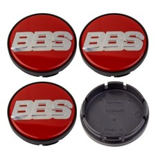 4x BBS coprimozzo emblema copricerchio 56 mm rosso Nürburgring 10017110 10024485