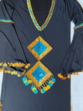 Abito da danza del ventre egiziano, costume Saidi, Baladi Galabeya, Fallahi A...