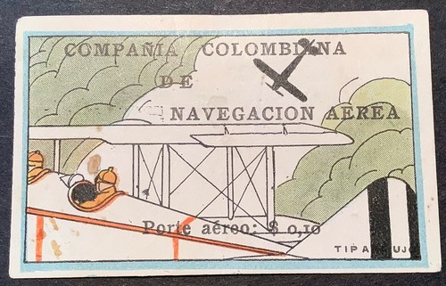 Colombia posta aerea - posta, 10c