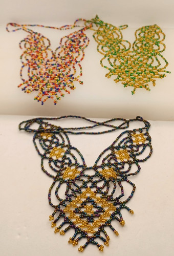 Collana perline vetro
