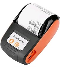 Stampante Termica Senza Fili Portatile 58Mm, Mini Bluetooth Stampante Termica Po