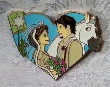 SPILLA FANTASIA DISNEY RAPUNZEL FLYNN RIDER MAXIMUS MATRIMONIO AGGROVIGLIATO LE HEART