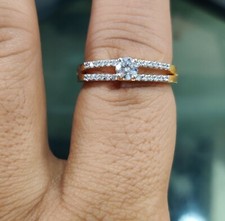 0.50ct Rotondo Solitario 14K