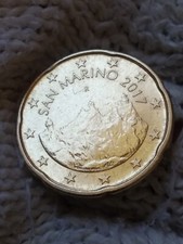 Moneta Spl++ da 20 Cent SAN MARINO 2017 con Tiratura di soli 1.328.015 pezzi!!