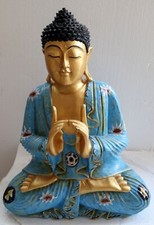 Buddha scultura il legno