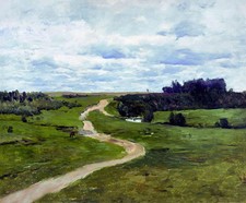 Dipinto olio Isaak Iliich