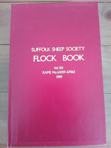 Suffolk sheep society - society, –