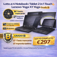 Lotto 4 📚x notebook/tablet