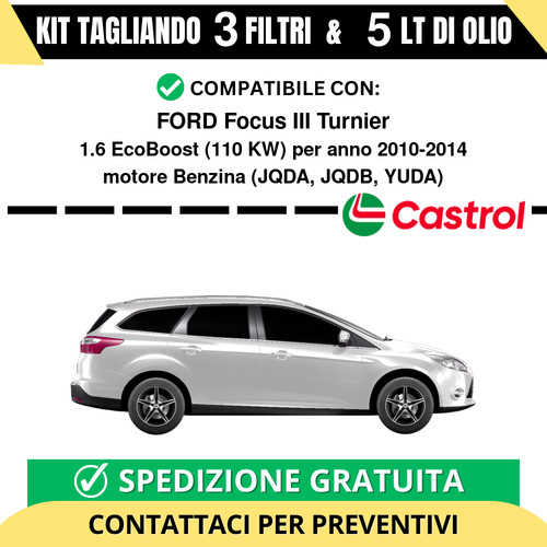 Tagliando per ford focus - per, iii