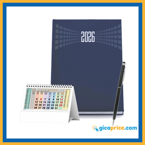 Agenda 2026 giornaliera blu - agenda,