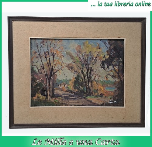 Paesaggio con cascina quadro - paesaggio,