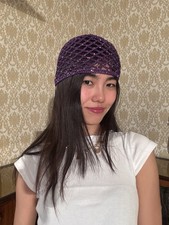 Crochet Mesh Skull Cap Mesh