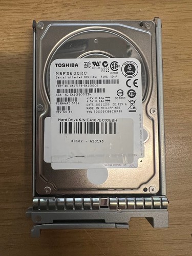 Toshiba mbf2600rc 600 sas - toshiba,
