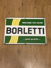 Targa smaltata bifacciale