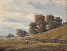 Omero Solaro dipinto olio su