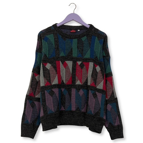 Maglione vintage grigio - vintage,