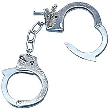 Manette da Poliziotto In Metallo con Chiavi per Addio Celibato