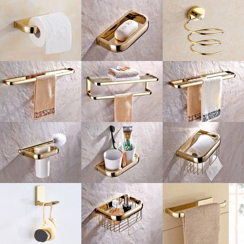 Set accessori bagno ottone