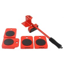 SOLLEVATORE SOLLEVA MOBILI RUOTE 4 PIASTRE 150KG SPOSTARE SOLLEVARE MOBILE CASA